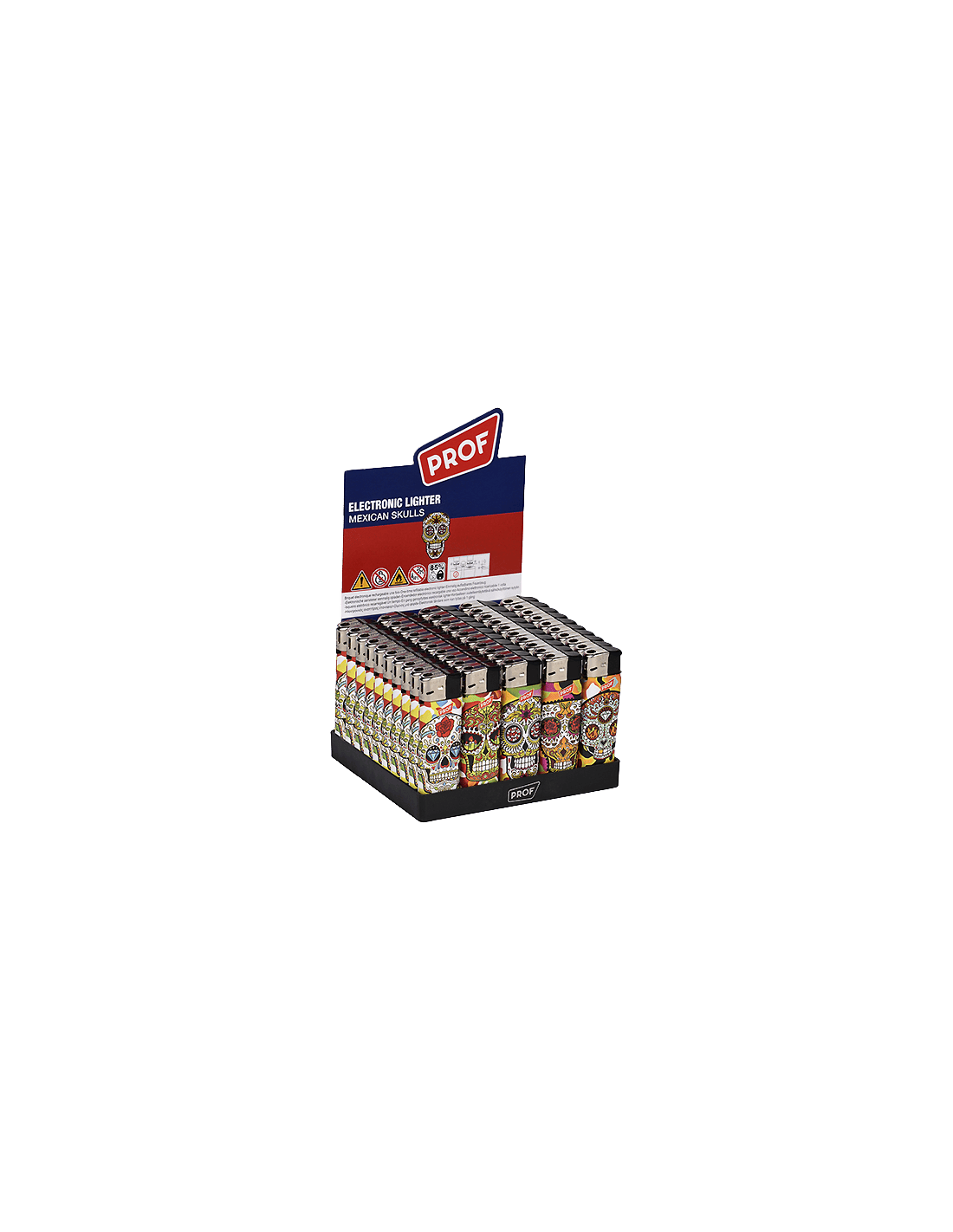 Briquet électronique Mexican Skulls | Distribución Mayorista