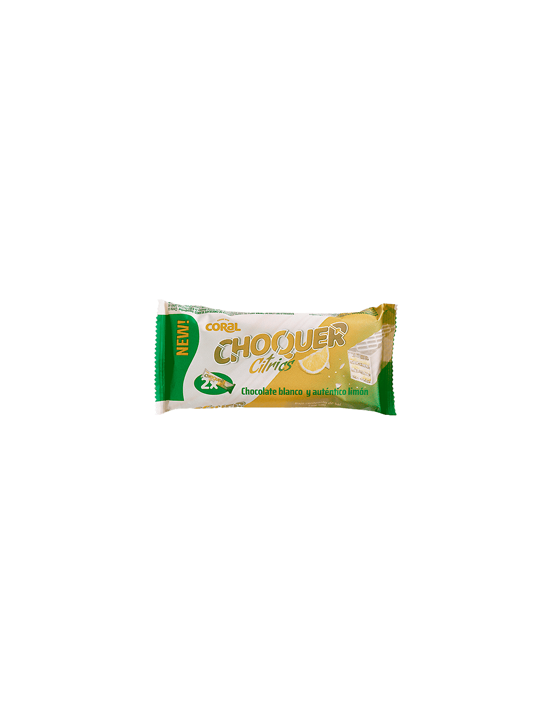 Choquer Limón Coral 52 g 2 ud | Distribución Mayorista
