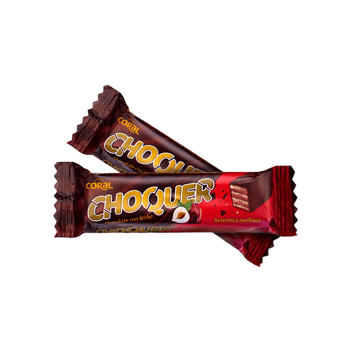 Choquer Avellana Coral 26 g 2 ud | Distribución Mayorista