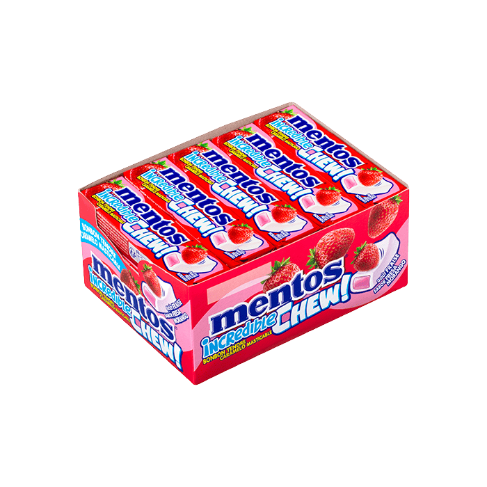 Chicles Fraise 45 g Mentos | Distribución Mayorista
