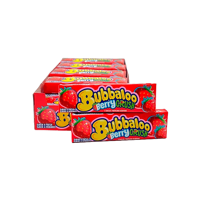 Bubbaloo Fresa 38g-Distribución Mayorista