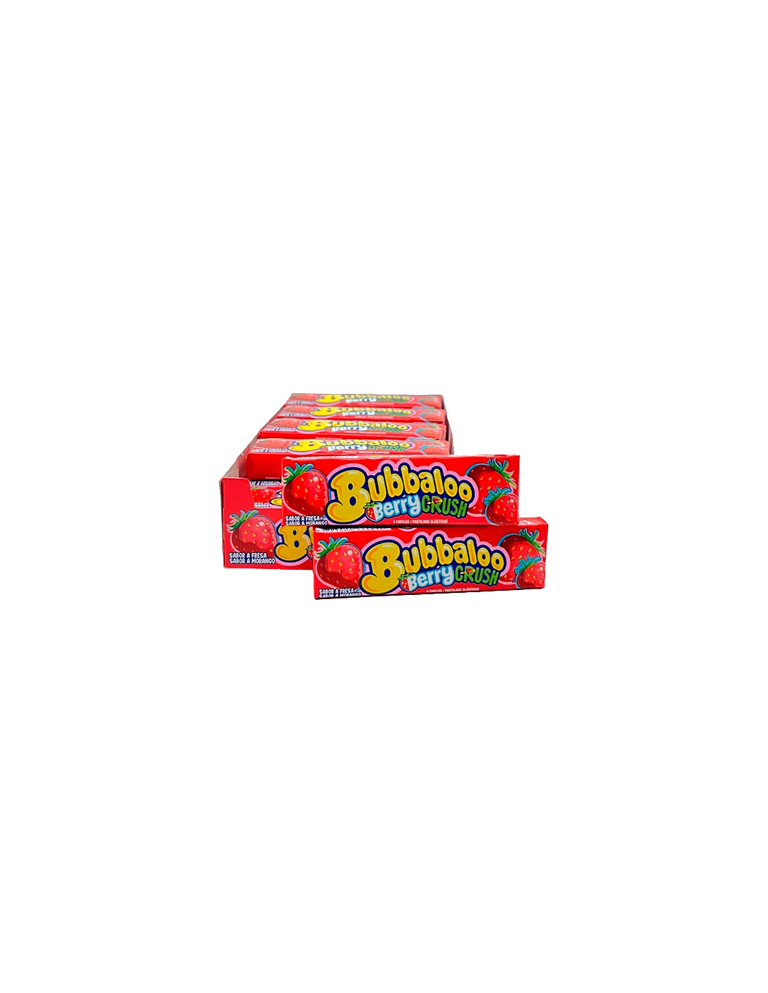 Bubbaloo Fresa 38g-Distribución Mayorista