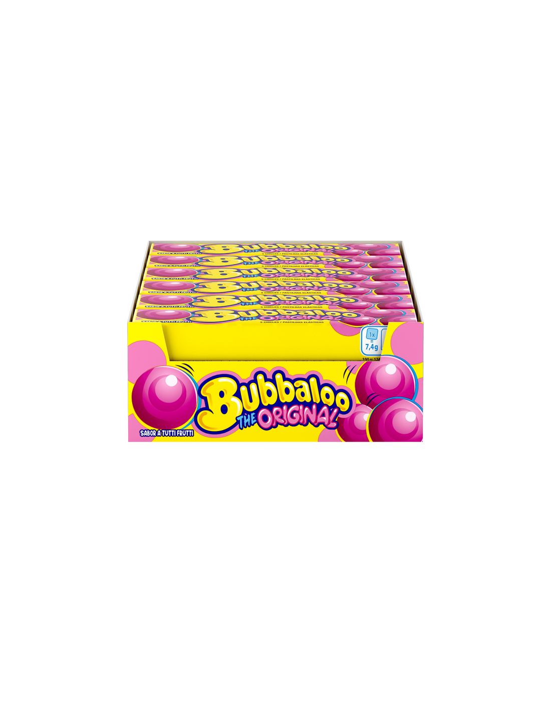 Chiclete Bubbaloo Original 37 g | Distribución Mayorista