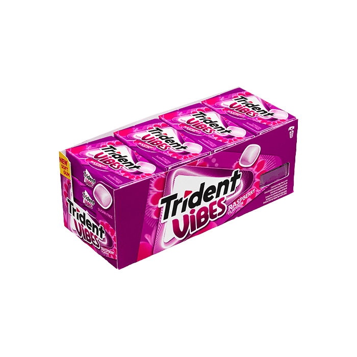 Chewing-gums Trident Vibes Framboise 21 g | Distribución Mayorista
