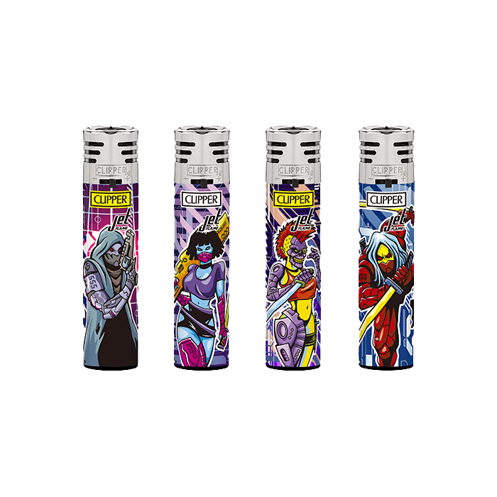 Jet Flame Clipper Lighter Model Assortment - Distribución Mayorista