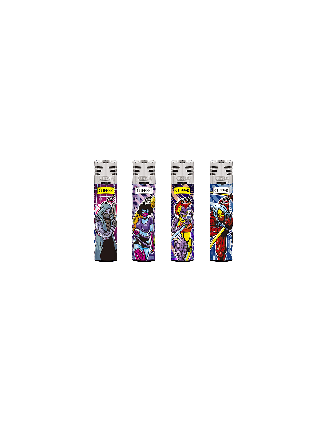 Jet Flame Clipper Lighter Model Assortment - Distribución Mayorista