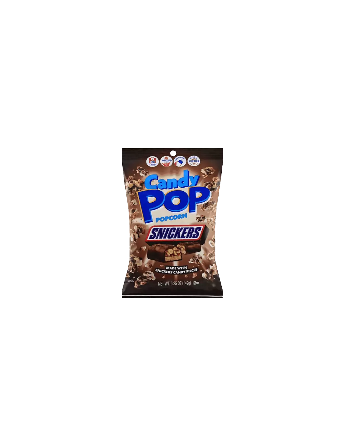 Candy POP popcorn Snickers 28g|Distribución Mayorista