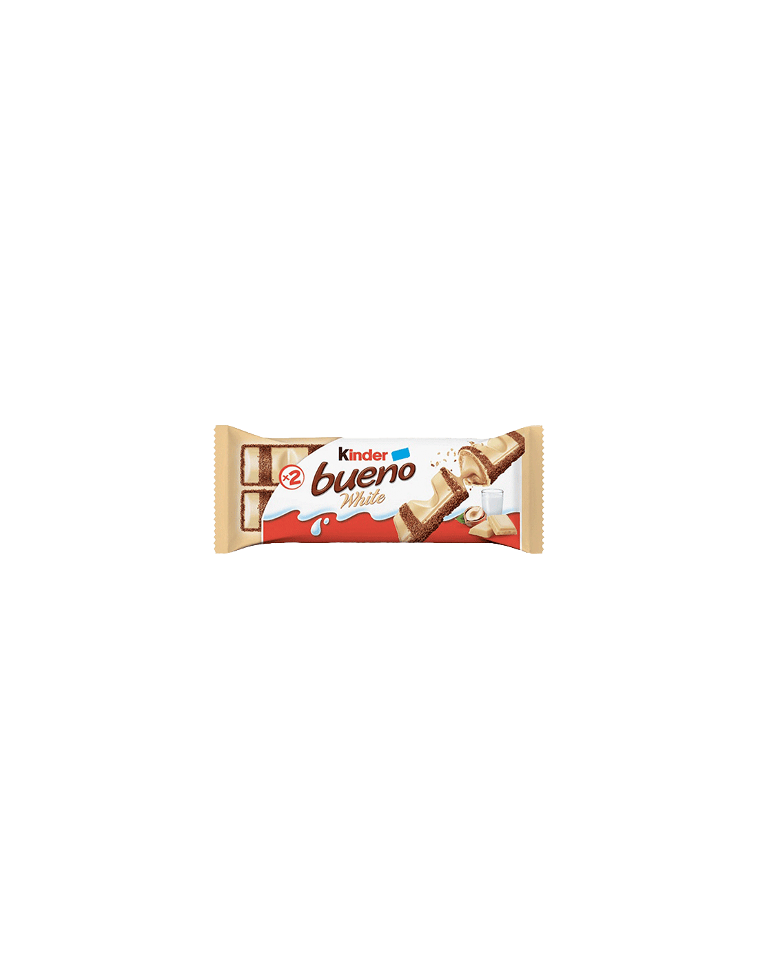 Kinder Bueno Branco 39 g T8 | Distribucion Mayorista