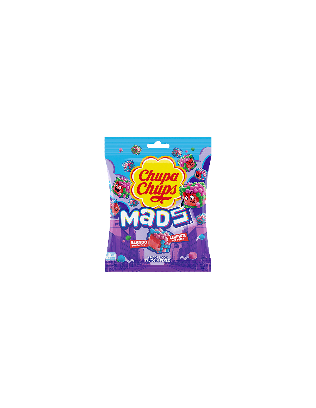 Chupa Chups Mads Frutos Vermelhos 115 g | Distribucion Mayorista