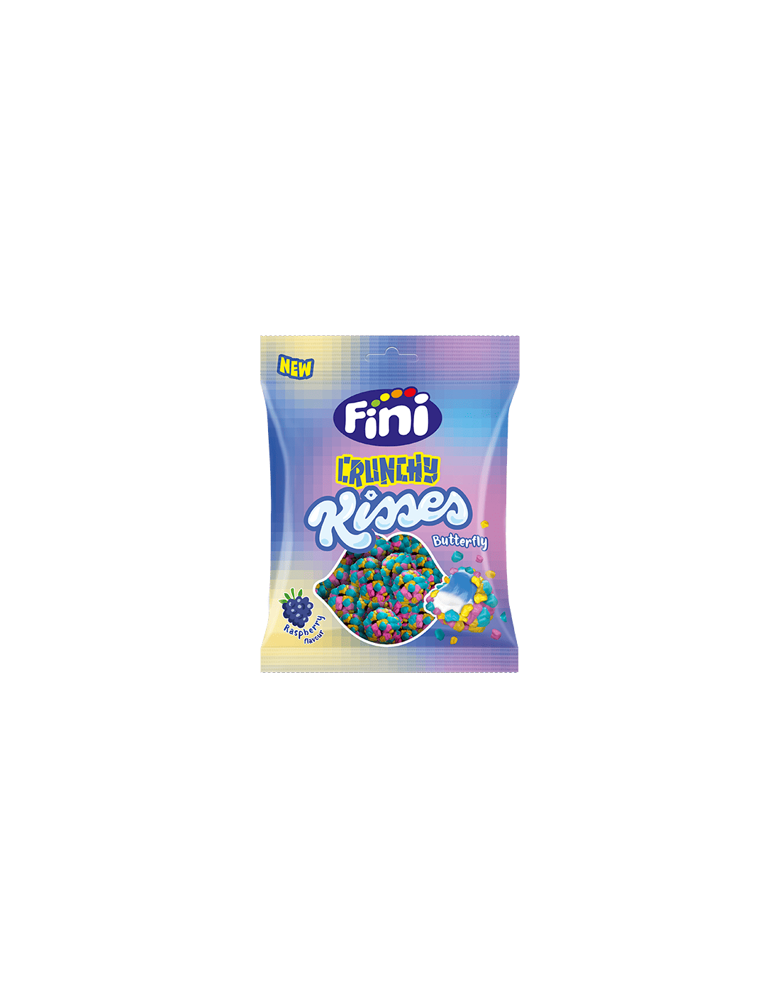 Crunchy Kisses Butterfly Halal 75 g Fini | Distribucion Mayorista