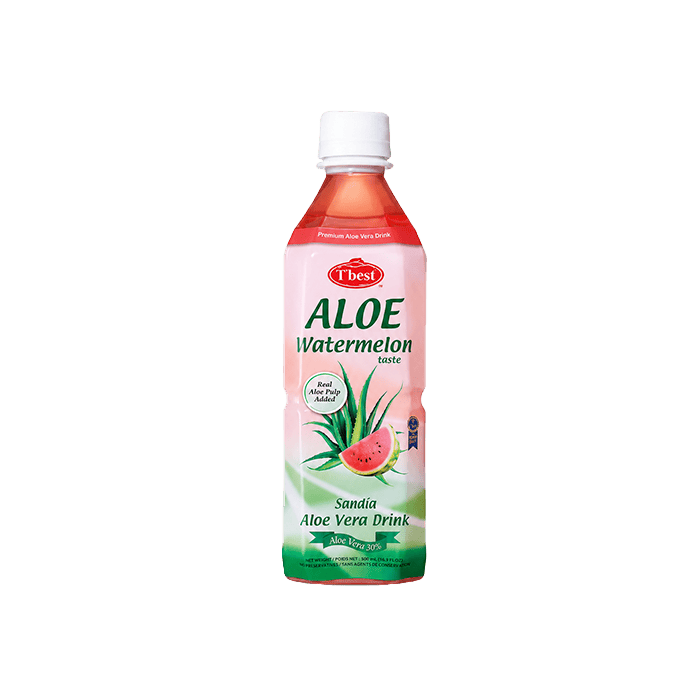Bebida Aloe Vera Sandía 500ml Lotte - Distribución Mayorista