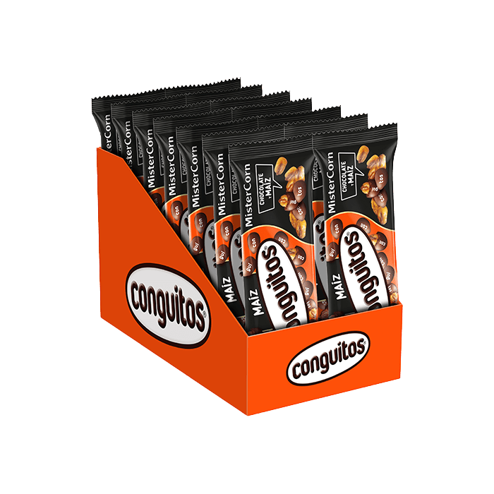 Conguitos com milho Mister Corn 55 g | Distribución Mayorista