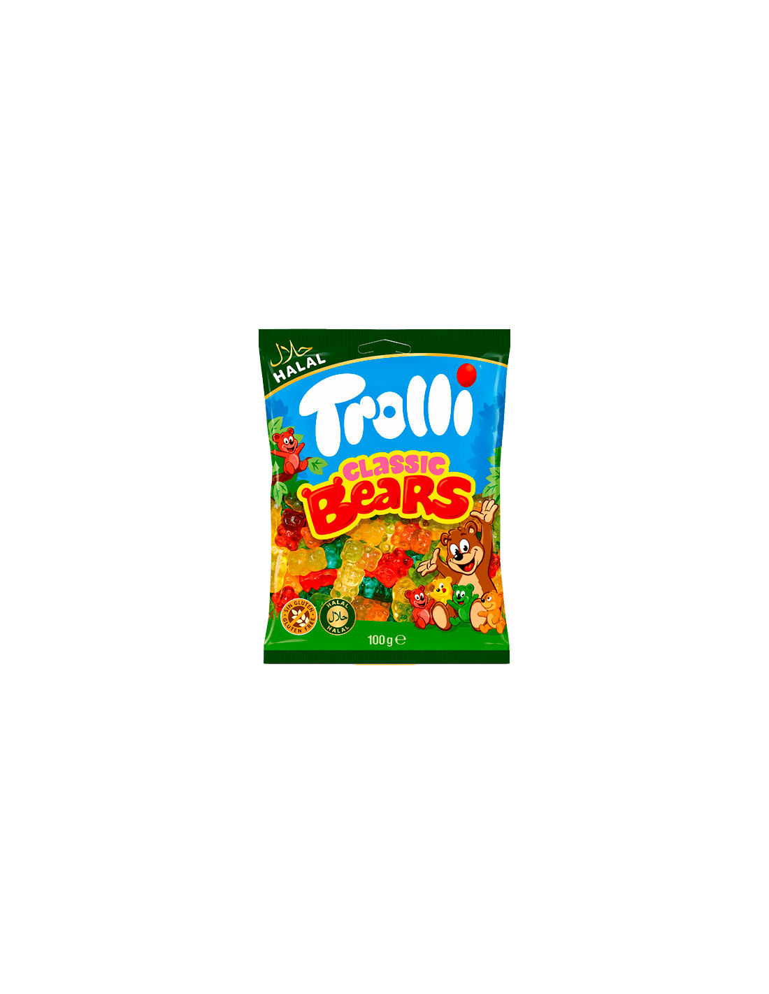 Classic Halal Gummy Bears 100 g Trolli | Distribucion Mayorista
