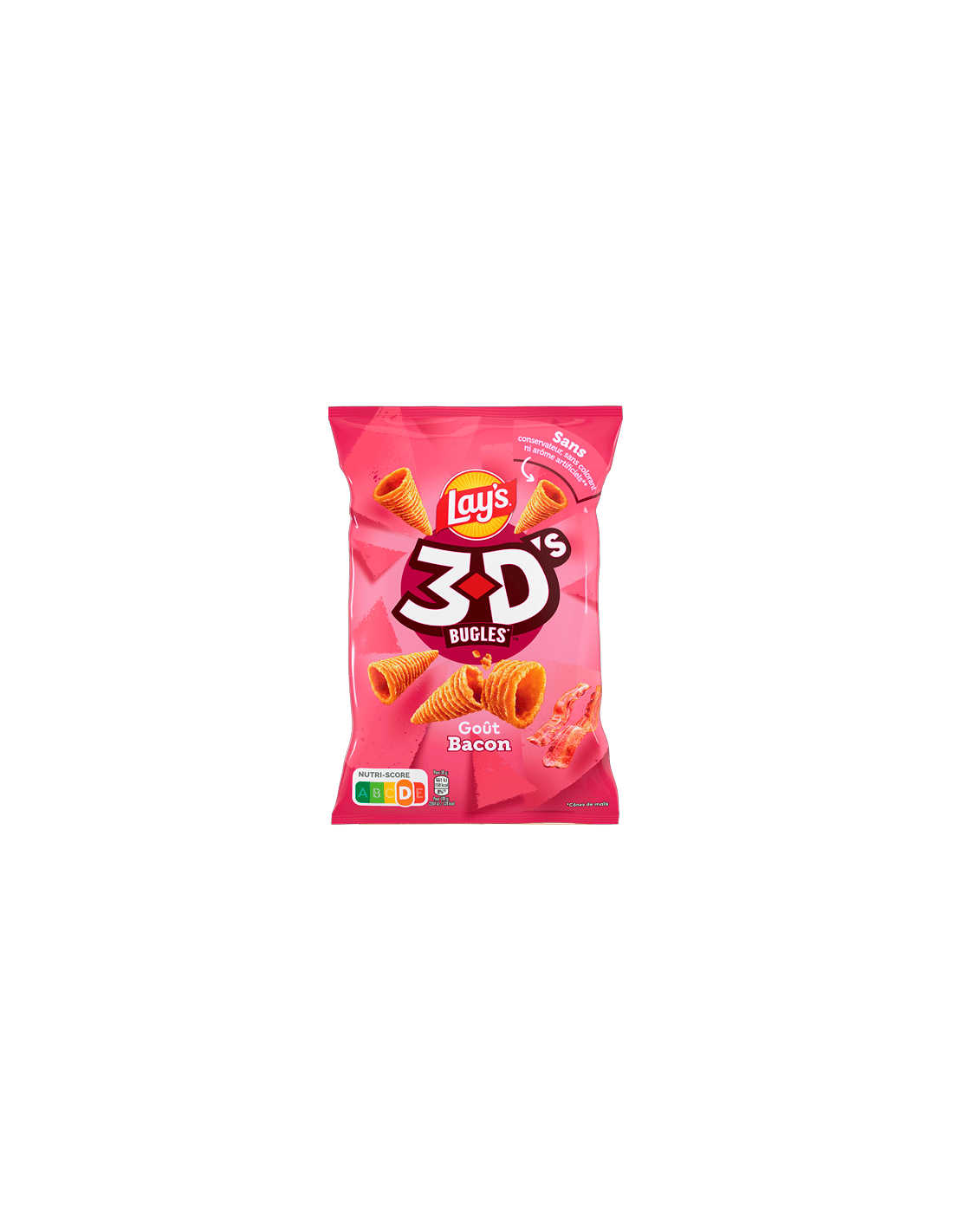 Lay's 3D's Bugles Bacon-Geschmack 85 g | Distribucion Mayorista
