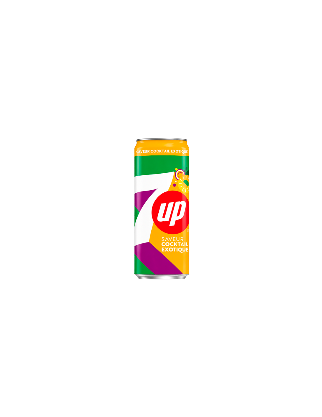 7 Up Exotic Cocktail Sleek 330 ml | Distribucion Mayorista