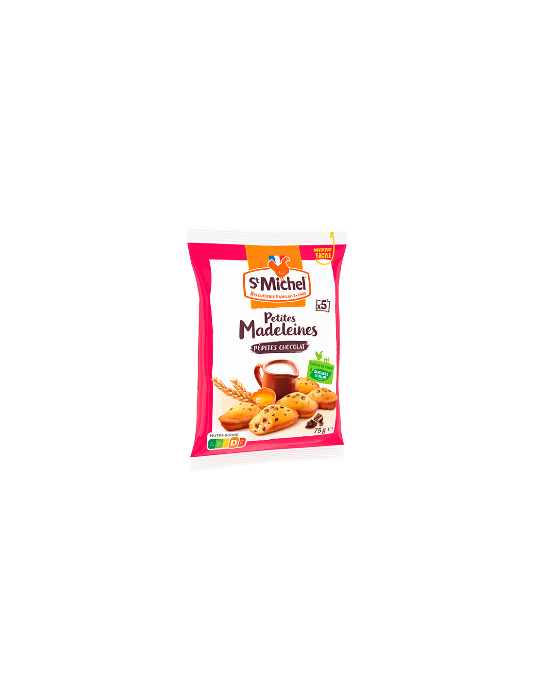 Pequenas Madalenas com Pepitas de Chocolate x5 75 g St Michel | Distribucion Mayorista