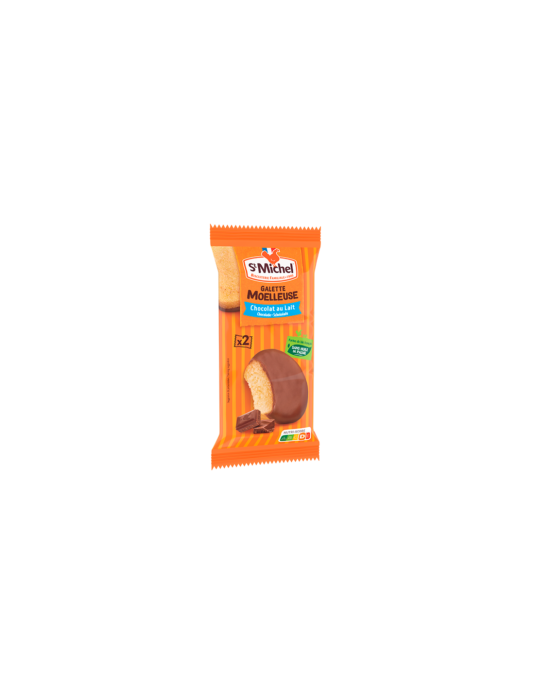 Weicher Keks mit Milchschokolade 60 g St Michel | Distribucion Mayorista