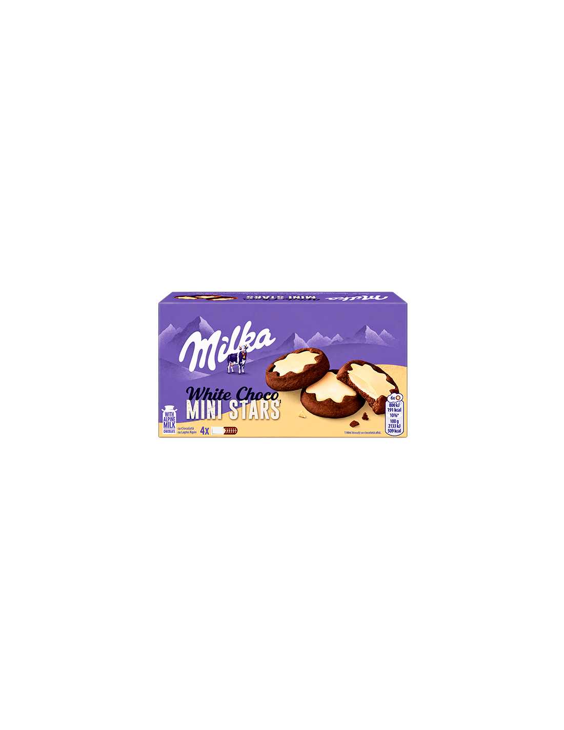 Milka Mini Stars Witte Chocolade 150 g Import | Distribucion Mayorista