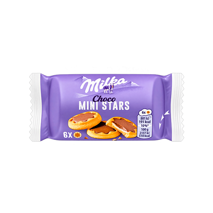 Milka Choco Mini Stars 37,5 g Importation | Distribucion Mayorista