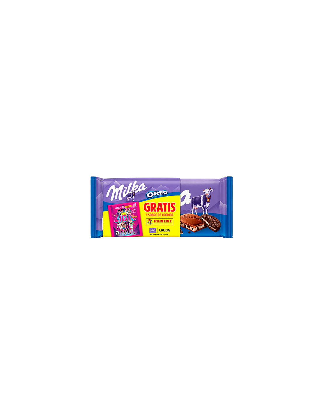 Milka Oreo 100g x 2 ud con sobre La Liga