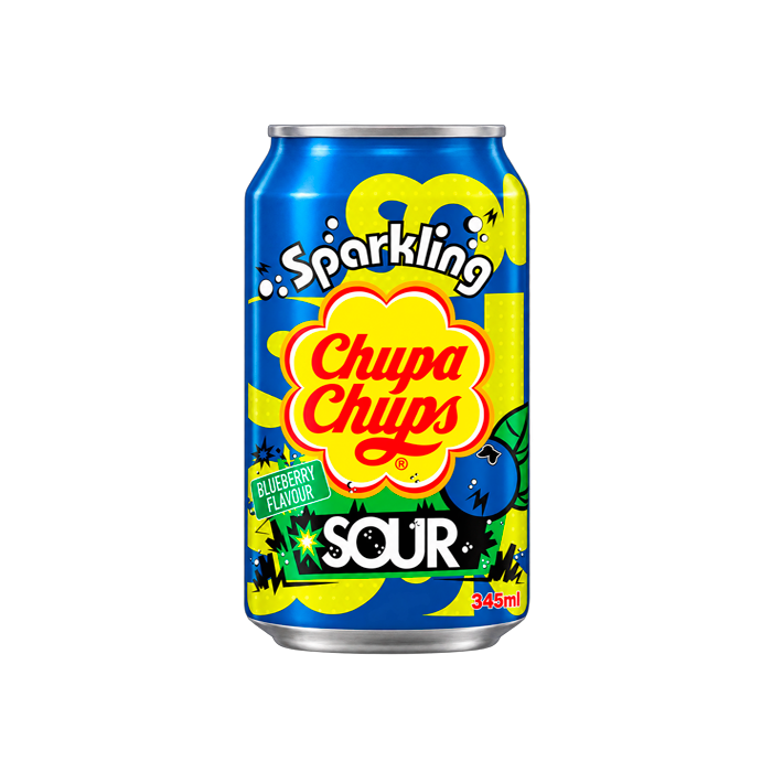 Refresco Chupa Chups Sour Blueberry 345 ml Chupa Chups | Distribución Mayorista