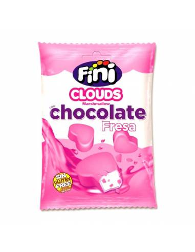 Chocolate Strawberry Flavored Clouds 80g Fini - Gummies