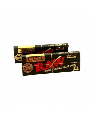Raw Classic 1.1/4 Black - Cigarette Paper 1. 1/4