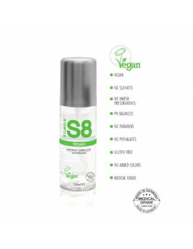 Lubrificante S8 Vegan 125ml - Geis lubrificantes sexuais