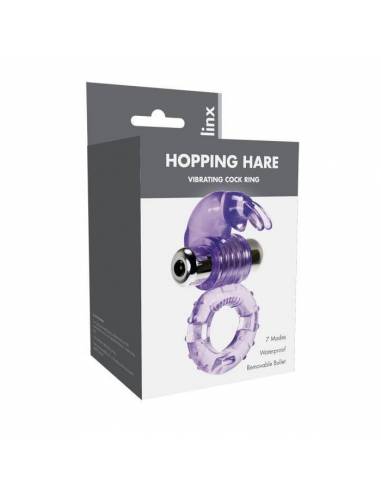 Anillo Vibrador Hopping Hare Violeta - Anillos placer