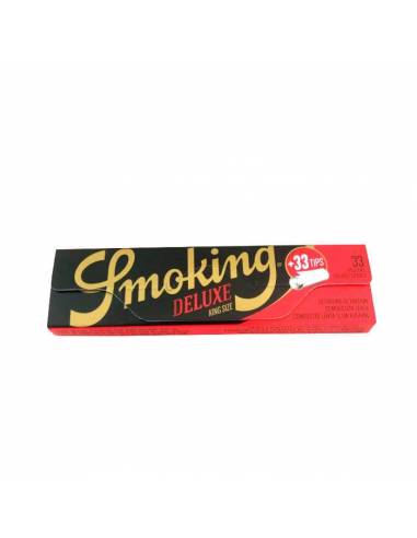 Smoking Deluxe Slim + Filtros - Papel de Fumar King Size Slim