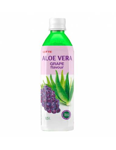 Aloe Vera Grape Drink 500ml Lotte - Juices and Smoothies