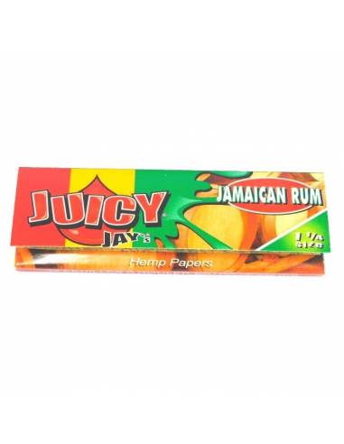 Papel Juicy Jay's Jamaican Rum 1.1/4 - Papel de Fumar Sabores