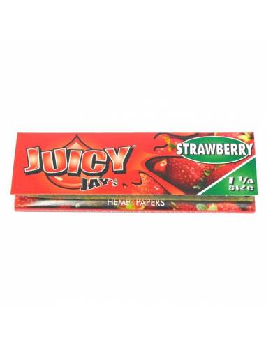 Papel Juicy Jay's Strawberry 1.1/4 - Papel para Cigarro Sabores