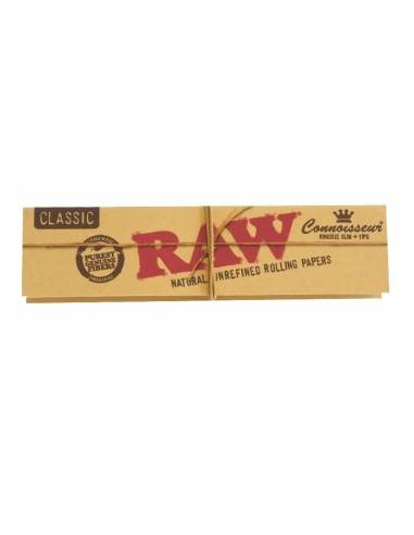 Raw Connoisseur Slim + Tips - Papel de Fumar King Size Slim