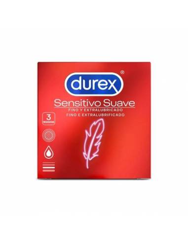 Durex Sensitivo Suave 3 uds - Preservativos
