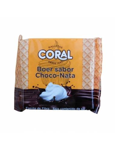 Barquillo Boer Choco-Nata 40g Coral - Galletas