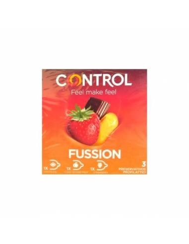 Control Fussion 3 unid - Preservativos