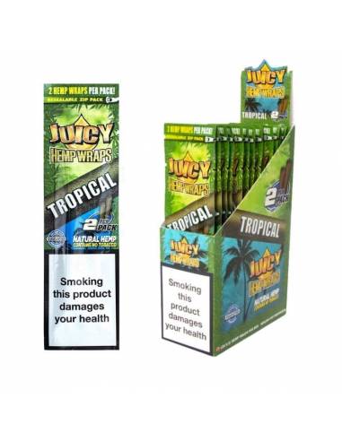 Papel Juicy Hemp Wraps Tropical - Papel de Fumar Sabores