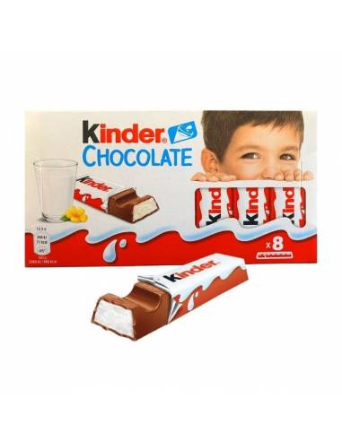 Barrita Kinder Chocolate 12,5 gr T8 - Chocolatinas