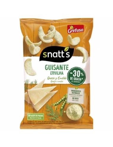 Snatt's Guisantes, Queso y Eneldo 28g Grefusa - Patatas fritas