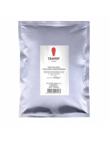 Decaffeinated freeze-dried soluble Templo coffee 500g - Soluble Coffee