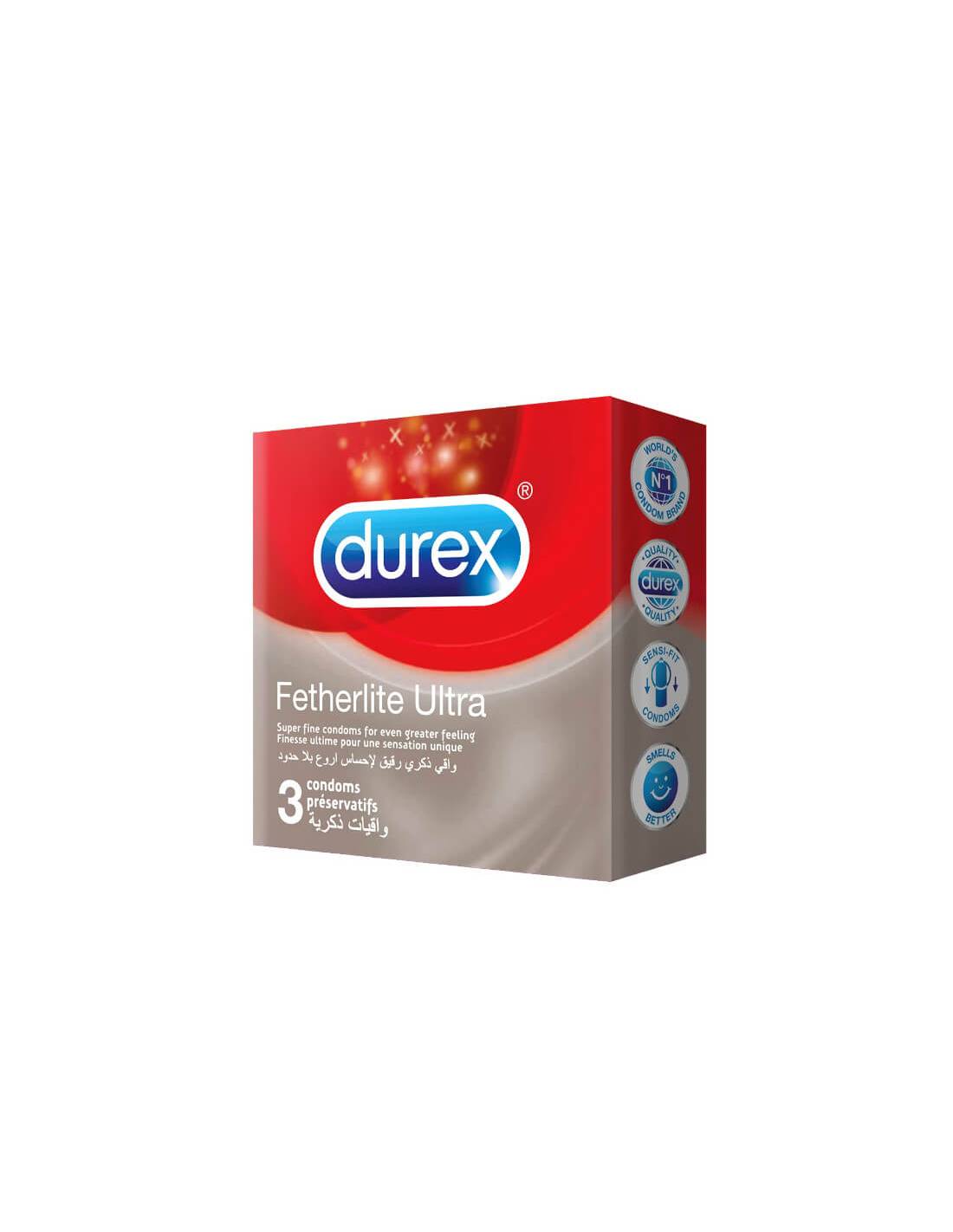 Durex Fetherlite Ultra 3 ud | Pack of 12 boxes