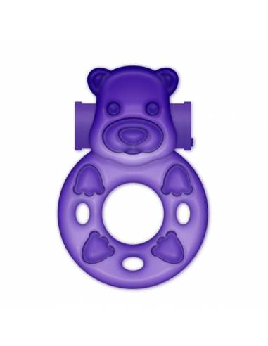 Lilac Teddy Bear Vibrating Ring - Pleasure Rings