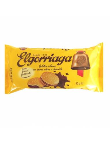 Chocolate filled cookies 60g Elgorriaga - Sweet Cookies