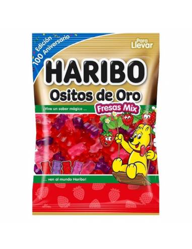 Bears Strawberries Mix 100g Haribo - Gummies