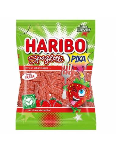Spaghetti Fraise Pika 75g Haribo - Gommes