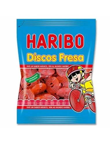 Gominolas Discos de Morango 80g Haribo - Gomas