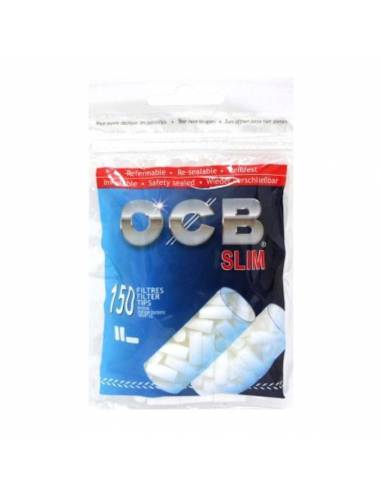 Filtres Ocb Slim 6mm, 150ud - Filtres et tubes à tabac