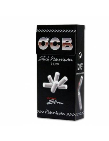 Filtres OCB Stick Premium Slim 5.7 mm 120 pcs - Filtres et tubes à tabac