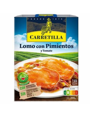 Filet de porc aux poivrons et Tomate 250g Carretilla - L'alimentation